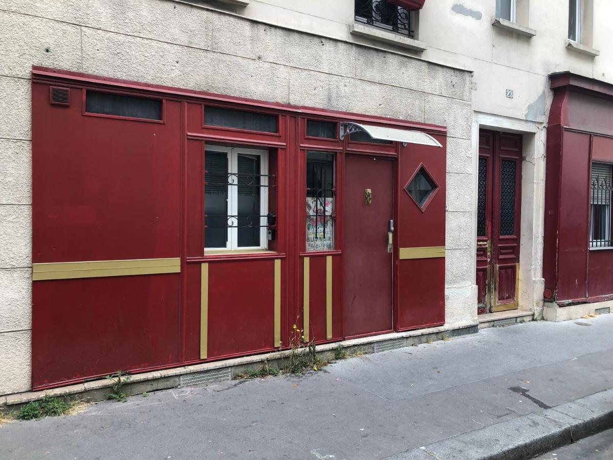 Red Guesthouse,3 Pieces De 40M2,Sejour,Salle A Manger Et Chambre,2 Lits Double Pour 1,2,3 Personnes,Niveau Rez De Chaussee,Entree Cote Rue Berzelius Paris 17,Calme,Vue Sur Patio Prive Ombrage-Ligne13 Stations Metro Porte De Clichy Et Brochant-Bus 54, Exterior foto